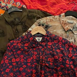 3 Short Sleeve button up surf